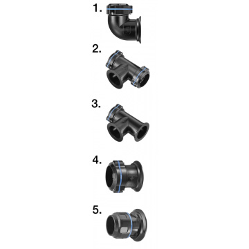 PPS1 CC CONCEPT - Direkt montierbare Fittings mit Flansch