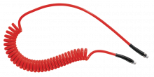 Polyurethan Spiralschläuche mit festem Gewindeanschluss und drehbarem Gewindeanschluss